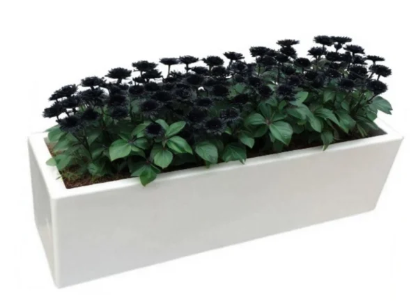 Maceta Jardinera En Fibra De Vidrio Reforzada Minimalista