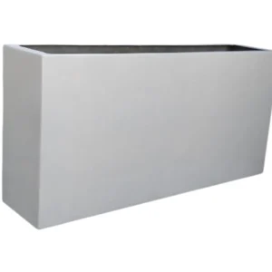 Maceta Jardinera Grande 100x50x25 En Fibra De Vidrio Reforzada Minimalista