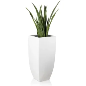 Maceta Sonora 30x60 En Fibra De Vidrio Reforzada Minimalista